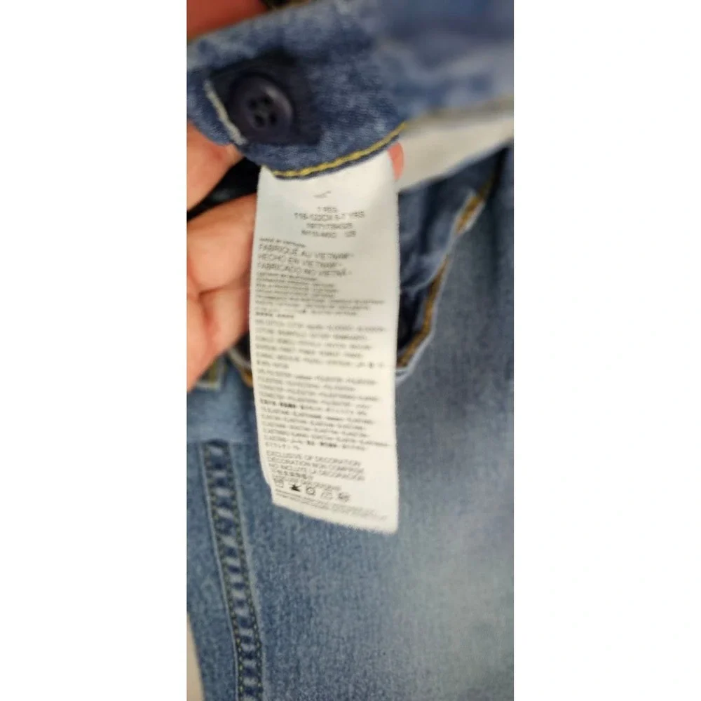 Levi's boys 502 Regular Taper Jeans Size 7 Blue